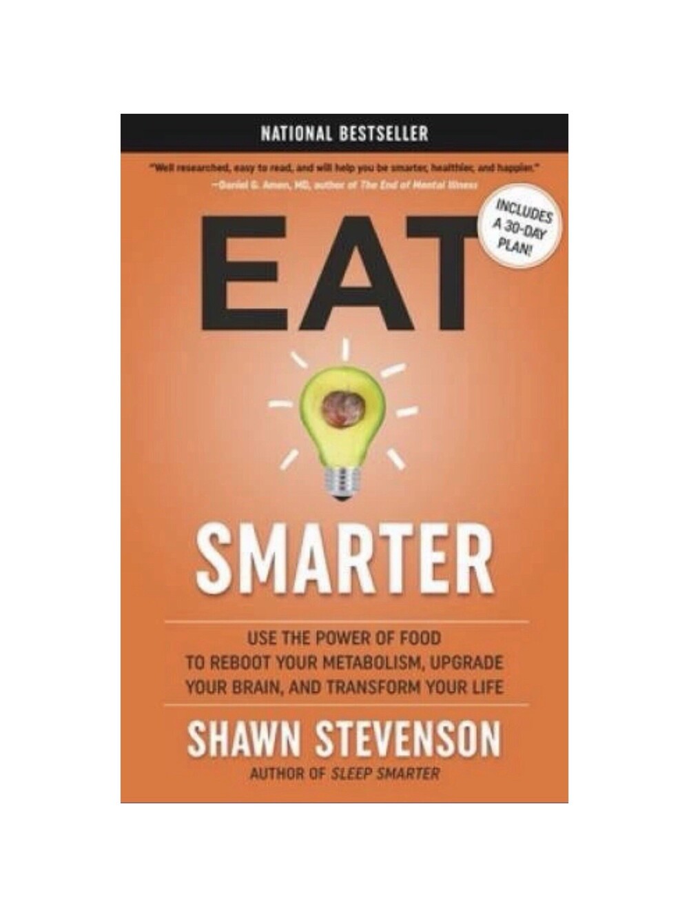Eat Smarter Shawn Stevenson Hardcover Book Metabolism Brain Health 30 Day Plan